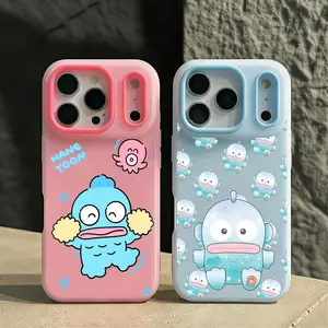 Playful Sea Creature Character Hangyodon Phone Case Anti-Yellowing Clear Jelly iPhone Case 17-12 Slim Soft TPU Shockproof Scratch-Resistant Cover Trendy Colors Ultra Lightweight for Daily/Travel/Work Use