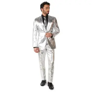 Shiny Opposuits Silver Men's Suit