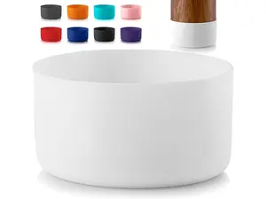 Zulay Kitchen Protective Silicone Boot Cover for 32oz and 40oz Water Bottles - Lightweight, Flexible Design with Air Outlet Vent Hole