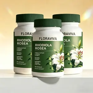 3 Bottles of Rhodiola Rosea Extract for Stress, Energy & Focus - Natural Adaptogen [500mg]