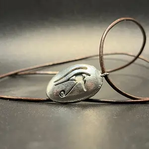 Handmade Metal casted "Eyes of Horus" Necklace Design