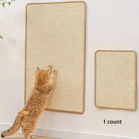 Durable Cat Scratching Pad, Summer Natural Rope Cat Scratcher, Multi-purpose Dog & Cat Furniture for Pet Care, Pet Supplies, Valentine's Day Gift, Cat Toys Tools