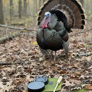 Plastic Pot Call - Turkey Friction Call for Hunting with Realistic Sounds and Durable Design