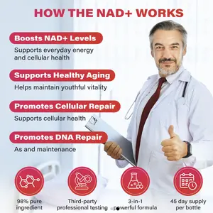 Product Review of ZOOONE 1000mg NAD+ Berry Flavor Drink Mix for Skin Aging Support, Energy, and Focus - 30 Pack - from E**h R**💙