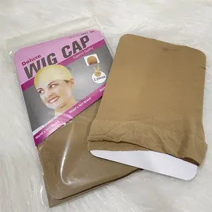 Rina Hair Invisible and Breathable Wig Cap for Wig Installations Easy to Wear 1 Bag 2 Pcs Haircare Heatless