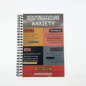 1 Spiral Notebook - How to Manage Anxiety Journal: Journaling, Daily Logs, Anxiety Management, Mindfulness, Self-Care & Mental Health Records, Durable Paper Cover, Ideal for School, Work, Office Productivity, Colorful Design, Spiral Bound