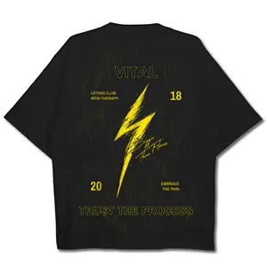 Oversized Pump Cover T-Shirt - Electric T