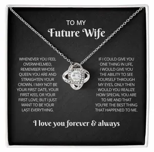 IRAMAT Romantic Pendant Necklace – Thoughtful Gift for Fiancée, Wife, or Girlfriend | Perfect for Special Occasions