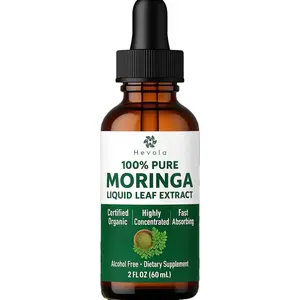 Leaf Extract Liquid Drops - Highly Purified, Bioavailable & Faster Absorption than Moringa Powder or Capsules - Single Origin Moringa Oleifera Leaves Extract