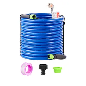 VEVOR 15ft Heated Water Hose for RV, Heated Drinking Water Hose Antifreeze to - 45F, Automatic Self - regulating, 5/8 I. D. with 3/4 GHT Adapter, Lead and BPA FreeVEVOR Super Brand Day