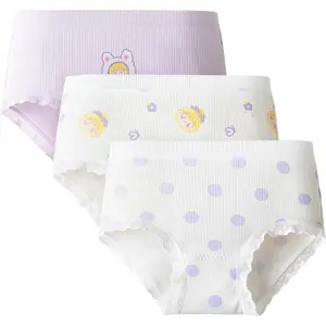 Girls Underwear Pack Cotton Toddler Girls Panties Cute Comfortable Little Girl Underwear Soft Breathable Panties