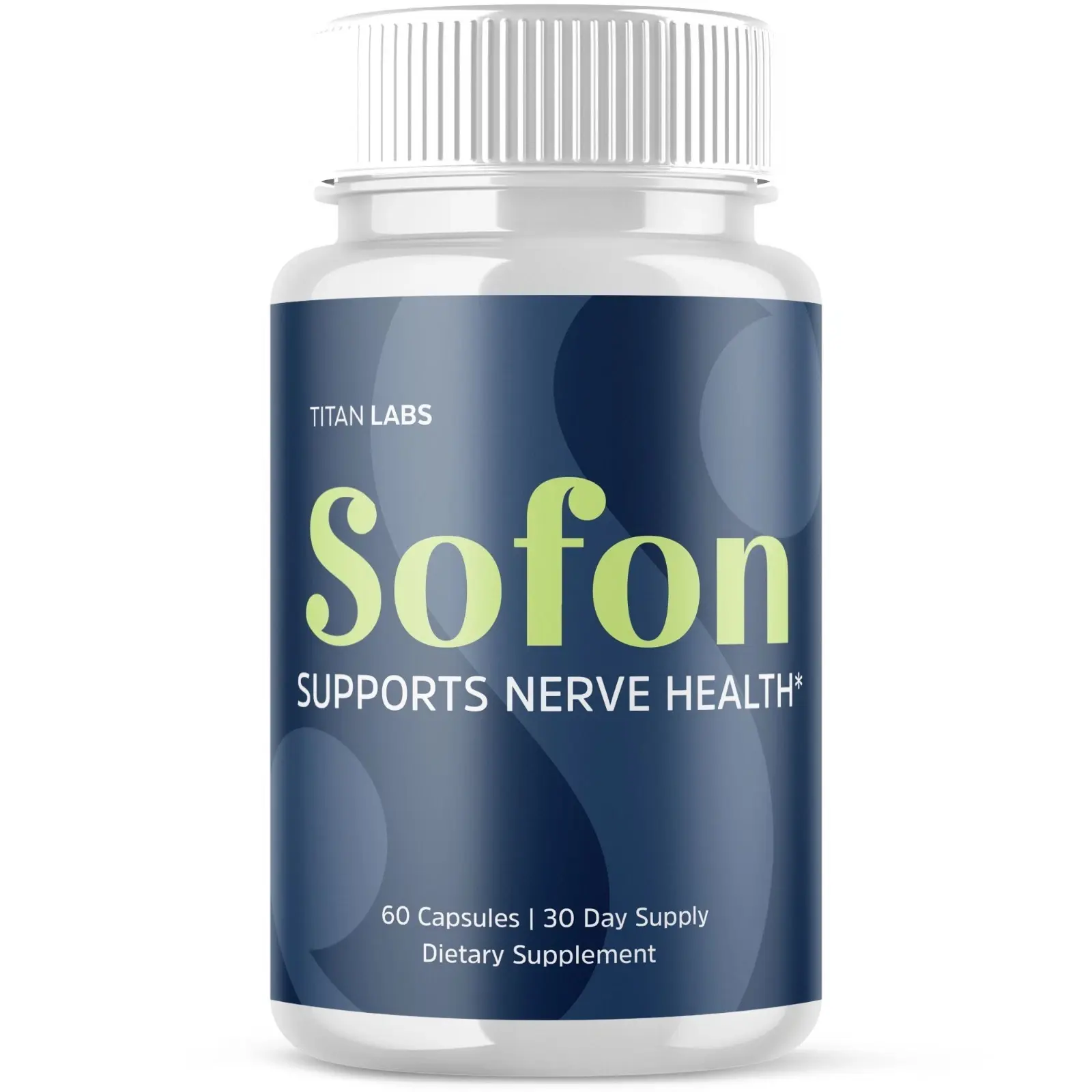 (1 Pack) Sofon Nootropic All Natural Super Nerve Support Supplement 60 Capsules
