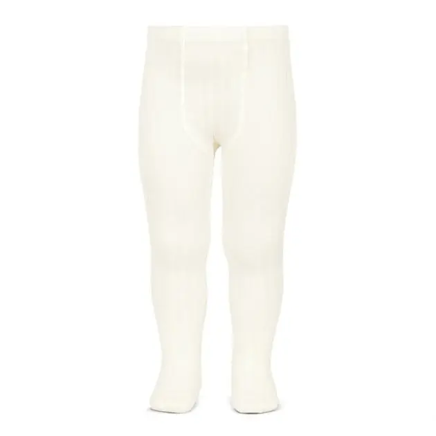 Ribbed Tights Cream