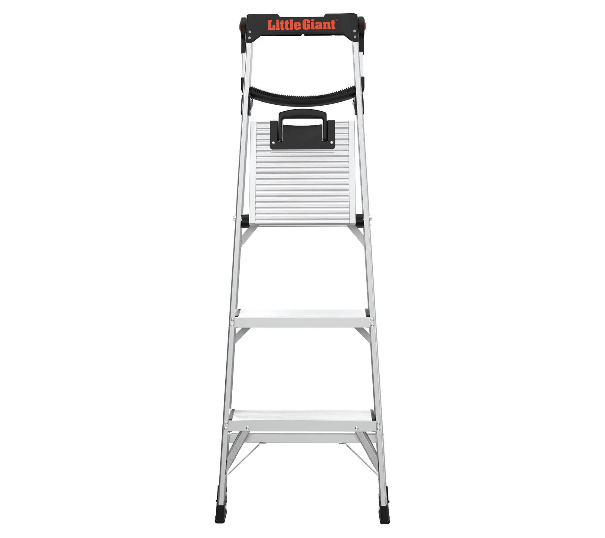 Little Giant 3-Step 5' Lightweight Ladderw/ Handrail Standing Platform Aluminum