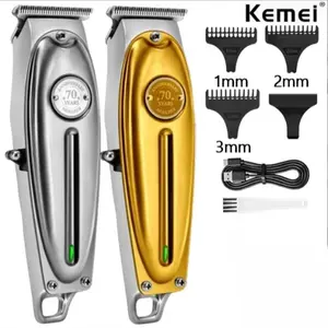 Kemei 1949 Pro Electric Hair Trimmer, Professional Full Metal Men's Beard Clipper, Facial Shaper, Complete Hair Cutting Machine
