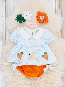 Hop & Harvest Embroidered Bloomers Outfit