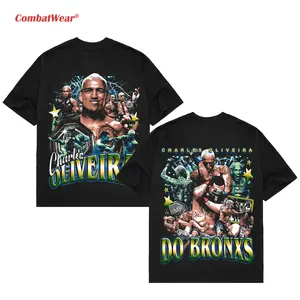 COMBATWEAR Men's UFC Charles Oliveira BMF Champion T-Shirt, Do Bronxs UFC Fighter T-shirt, UFC Fan Custom Graphic Design, Gift For UFC MMA Fans
