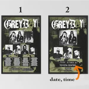 Suicideboys 2025 Grey Day Tour Poster