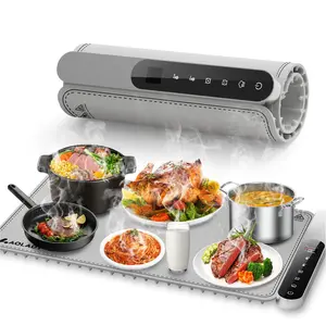 Food Warming Mat for Food, Electric Warming Tray – Smart Food Warmer Mat, Next-Gen Graphene Heating Tech, 1°F Precision Temp Control, Foldable, Fast Full-Surface Heating, App-Controlled, Baby Food, Sous-Vide, Dough Proofing, Travel & Kitchen Essentials