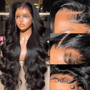 Body Wave Wigs 13x6 Hd Lace Frontal Wigs 220 Density 40 Inch For Black Women Pre Plucked Loose Wave Lace Frontal Wig