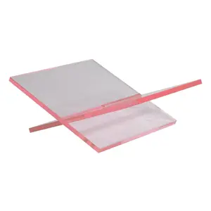 Lucite Galerie Book Display Stand — by Alice Lane Home Collection — Beautiful Addition with its Clear Acrylic Form and Dimensional Design — 2 Piece — for Books, Magazines, Cookbooks and Reading