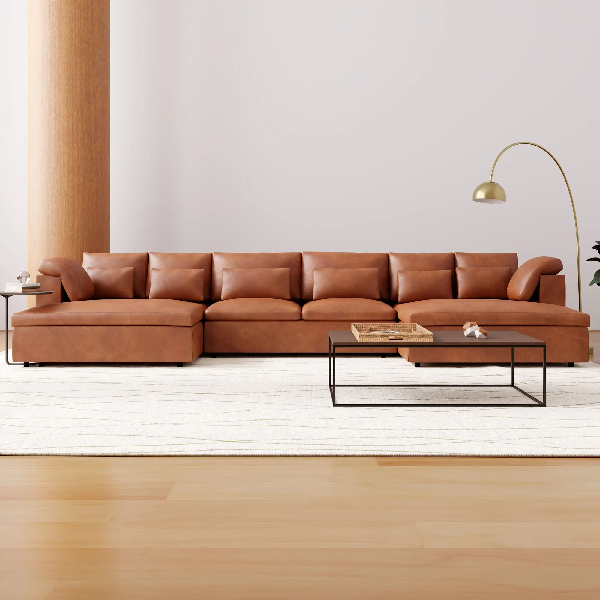 Harmony Modular Leather Sectional