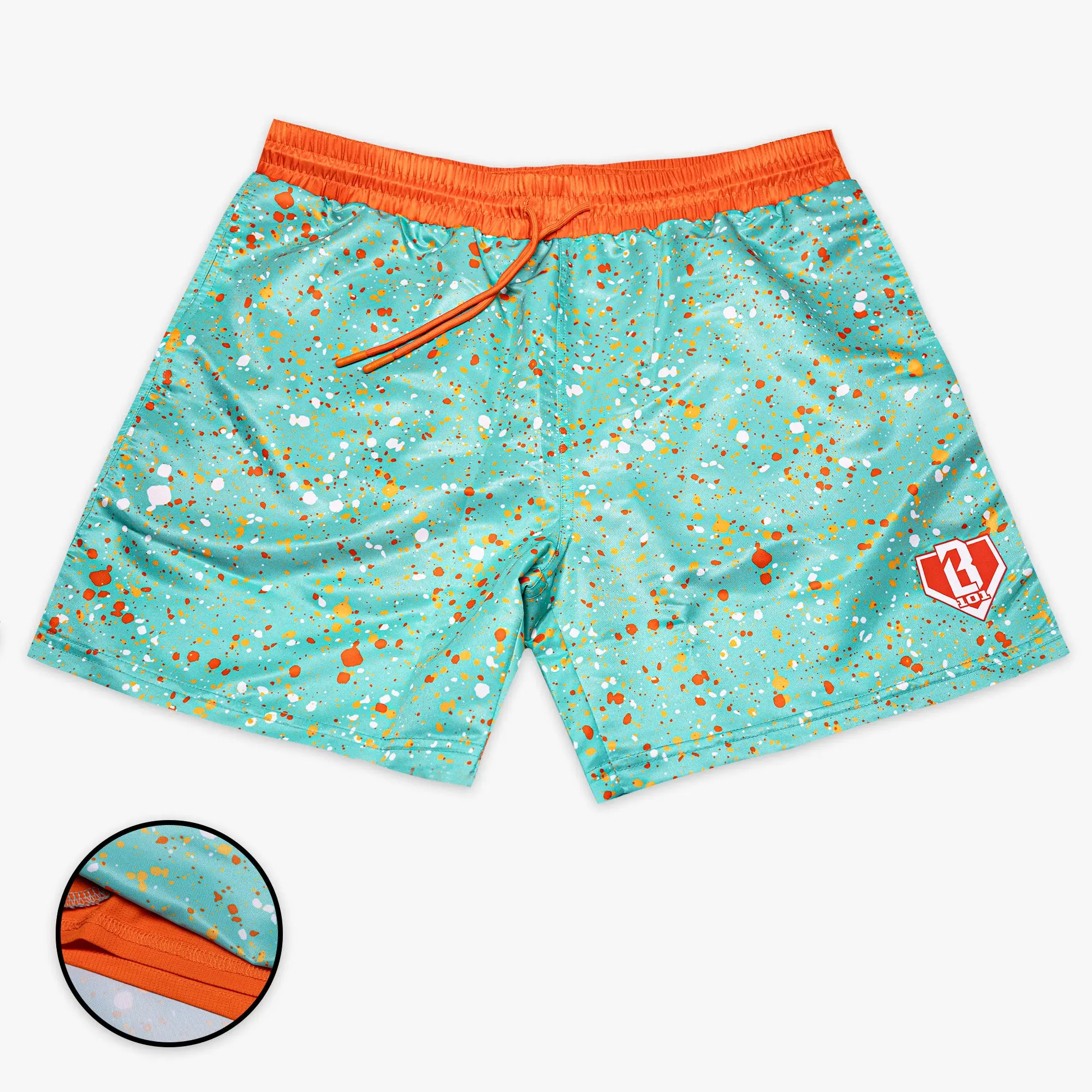 Splatter Swim Trunks - Purple