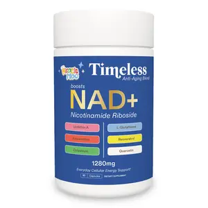 Miracle Moo Timeless |  NAD Supplement - Nicotinamide Riboside, Resveratrol, Urolithin A, L-Glutathione, Colostrum, Astaxanthin & Quercetin