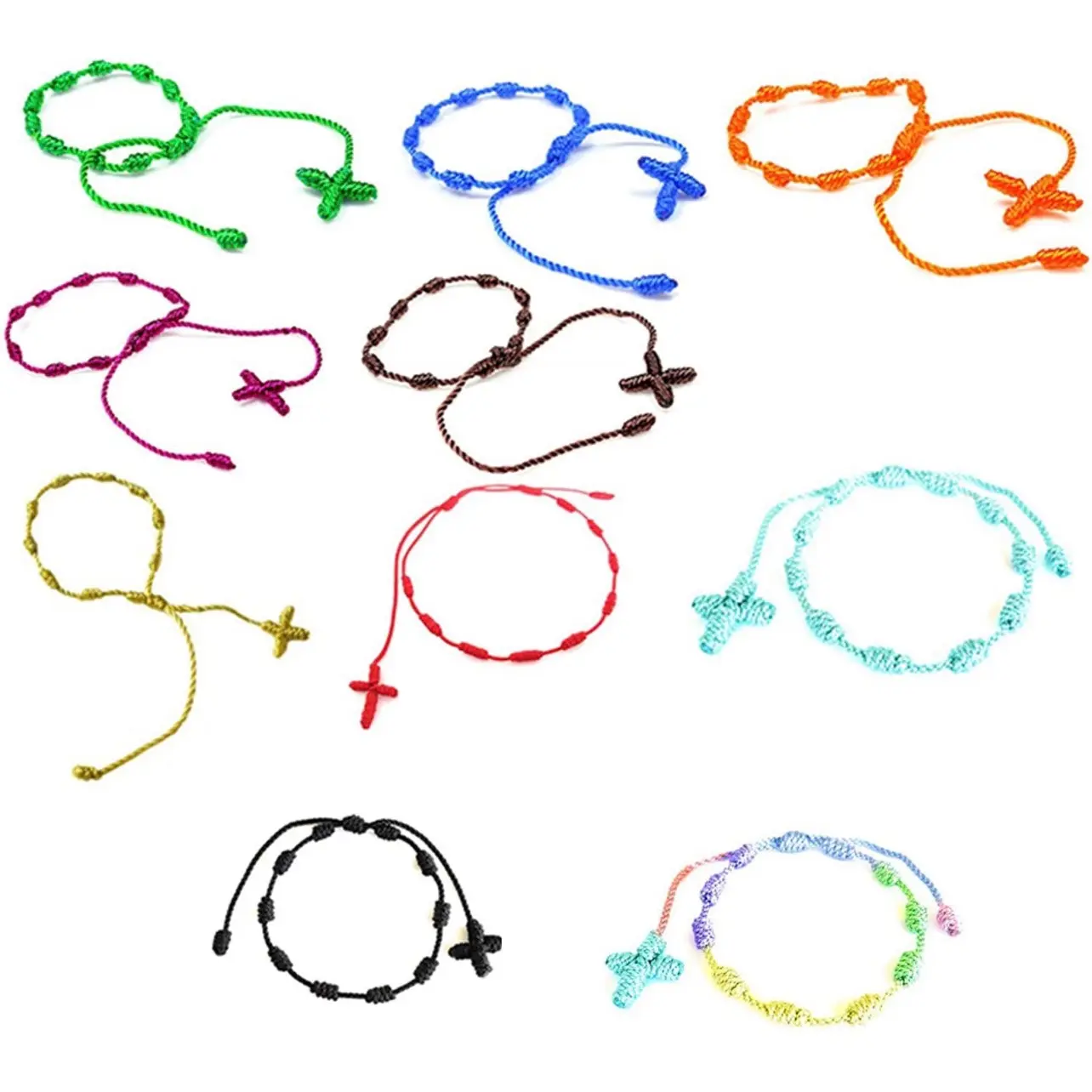 Pulseras rosario
