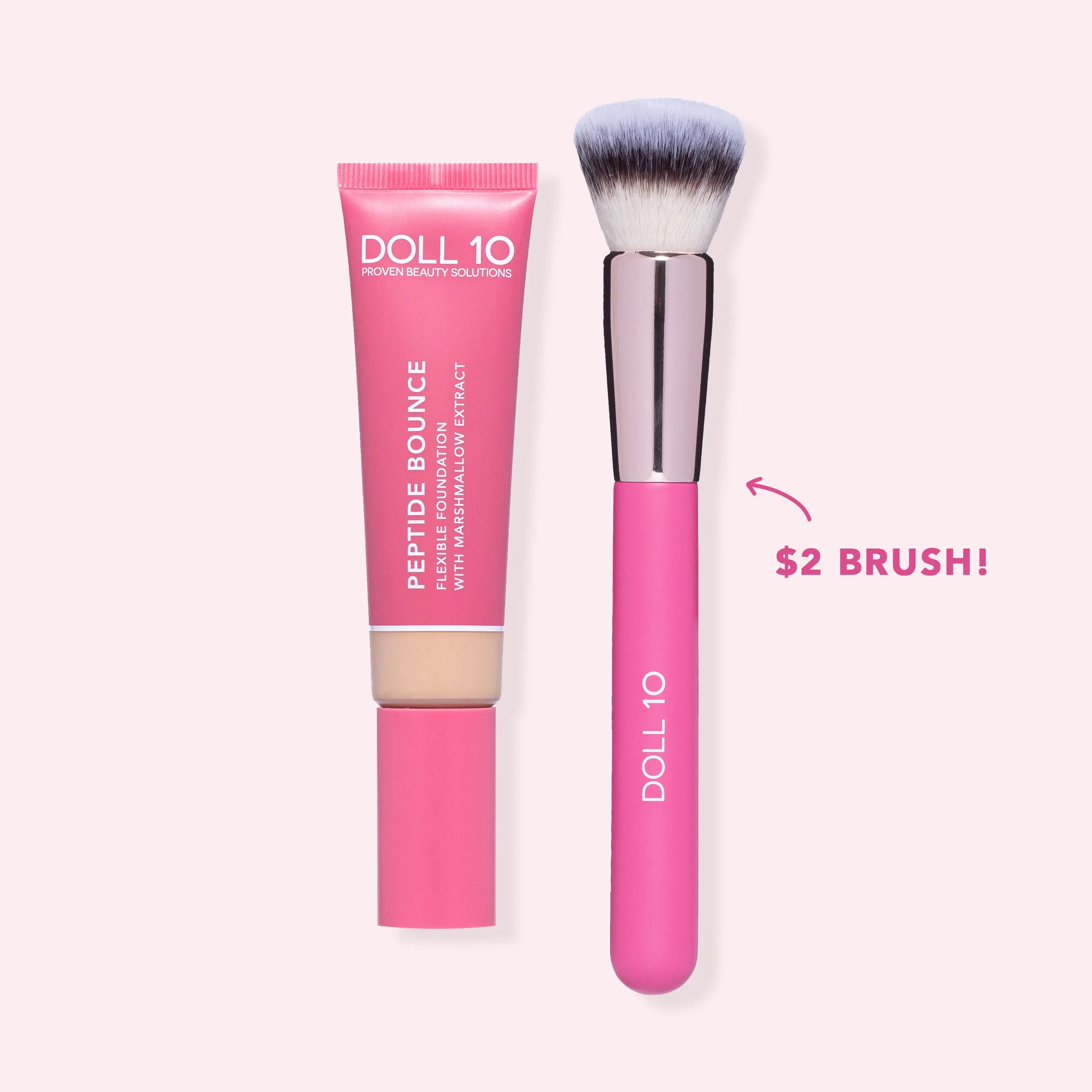 Peptide Bounce Flexible Foundation with Brush