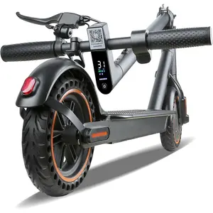 Electric Scooter, 500W Motor, Up to 17-20MPH &19-21 Miles, Commuter Escooter, Foldable E-Scooter for Adults with APP and Dual Braking System Escooter(Orange/Grizzly/Black)