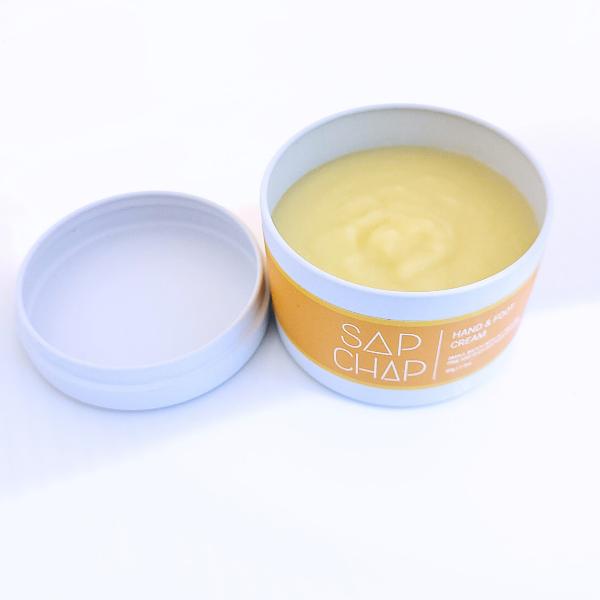 Sap Chap Hand & Foot Cream - All-Natural Whipped Moisturizer for Dry Skin & Cracked Feet - 80g - Chemical-Free, Preservative-Free, Handmade in Small Batches