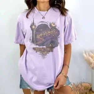 Vintage Tangled Rapunzell Shirt, Princess Rapunzell T-shirt, Princess Family Trip Tee, Lanterns Shirt, Vinatge Graphic Tee C1HP3