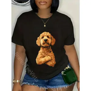 100% Cotton Goldendoodle T-Shirt   t shirts women
