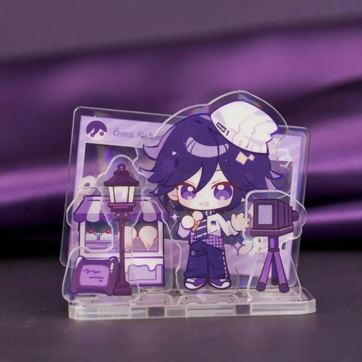 Danganronpa Chibi Kokichi Oma Acrylic Stand Interchangeable Multi-part Standee Anime Fan Merch Gift