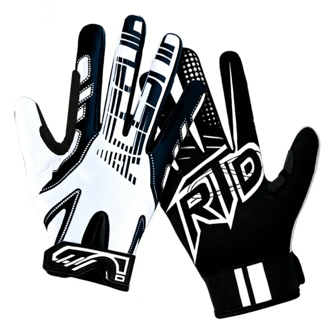 1 Pair of Durable Baseball Batting Gloves with Breathable Fabric, Versatile Non-Slip Lightweight Sports Gloves, Ideal for Baseball, Softball and Outdoor Team Sports, 2 Colors Available
