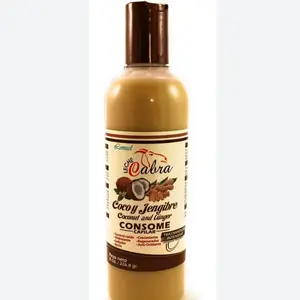 Lemuel Cabra Coco y Jengibre Consome Mask Capilar 8 & 16 oz for Deep Toning Strong Hair Dark Color Protection Conditioner Haircare Intensive Comfort - Shampoo