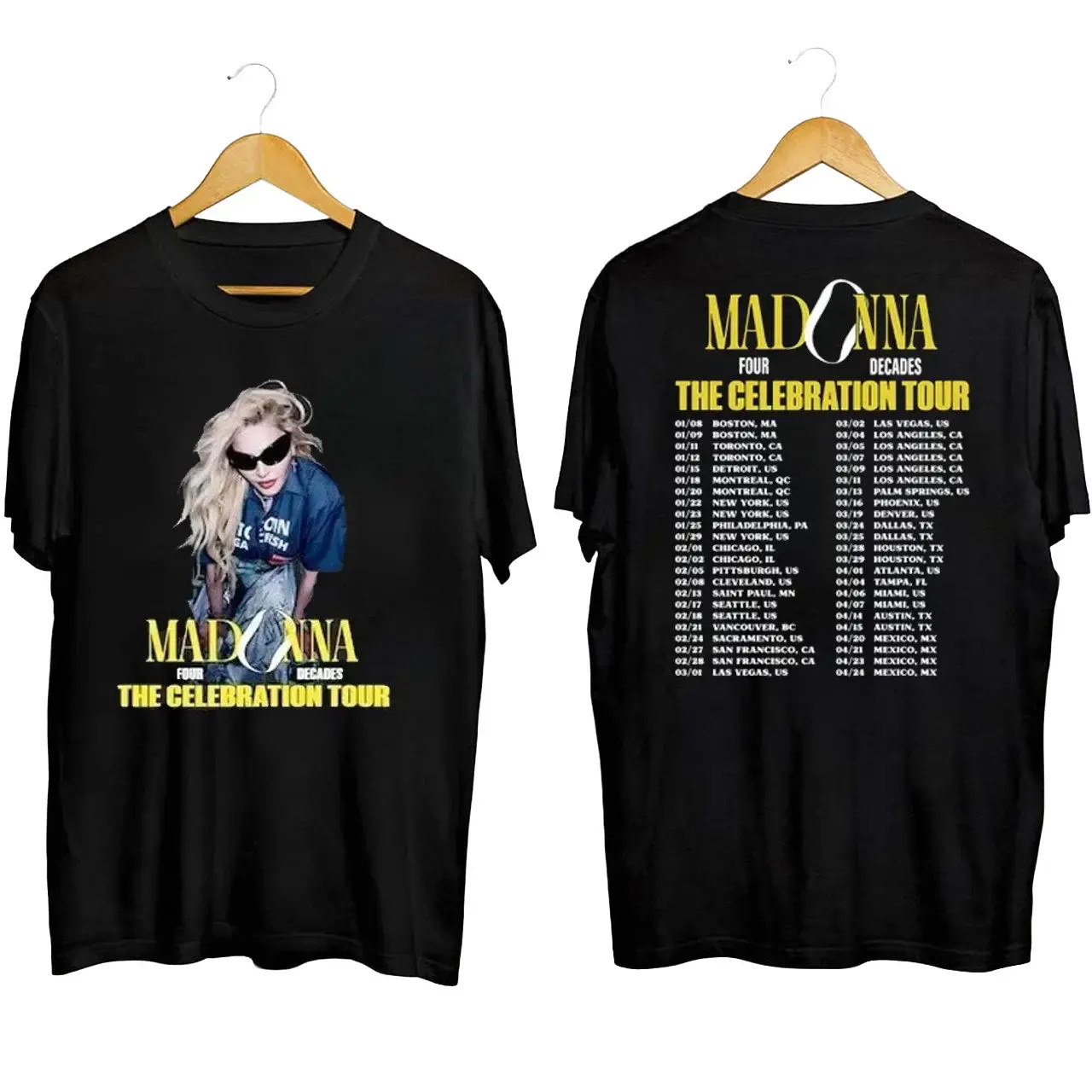 Madonna The Celebration Tour 2024 T-Shirt, Madonna Concert Shirt, The Celebration Tour 2024 T-Shirt