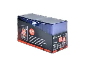 Ultra Pro Toploaders and Soft Sleeves Bundle for Standard Size Cards (100-Count)