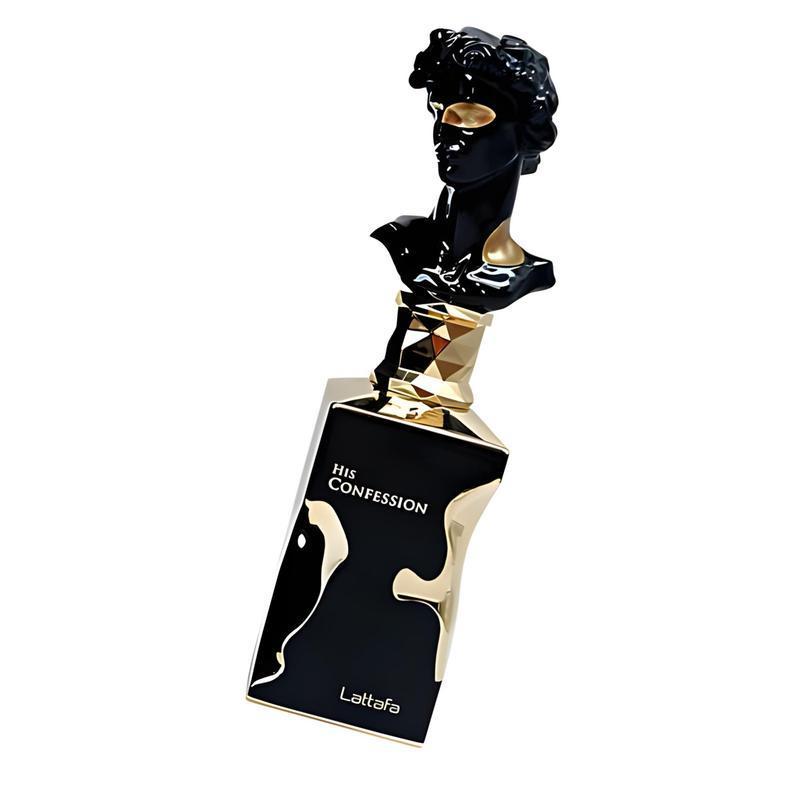 Lattafa His Confession for Men Eau de Parfum Spray, 3.4 Ounce / 100 Ml
