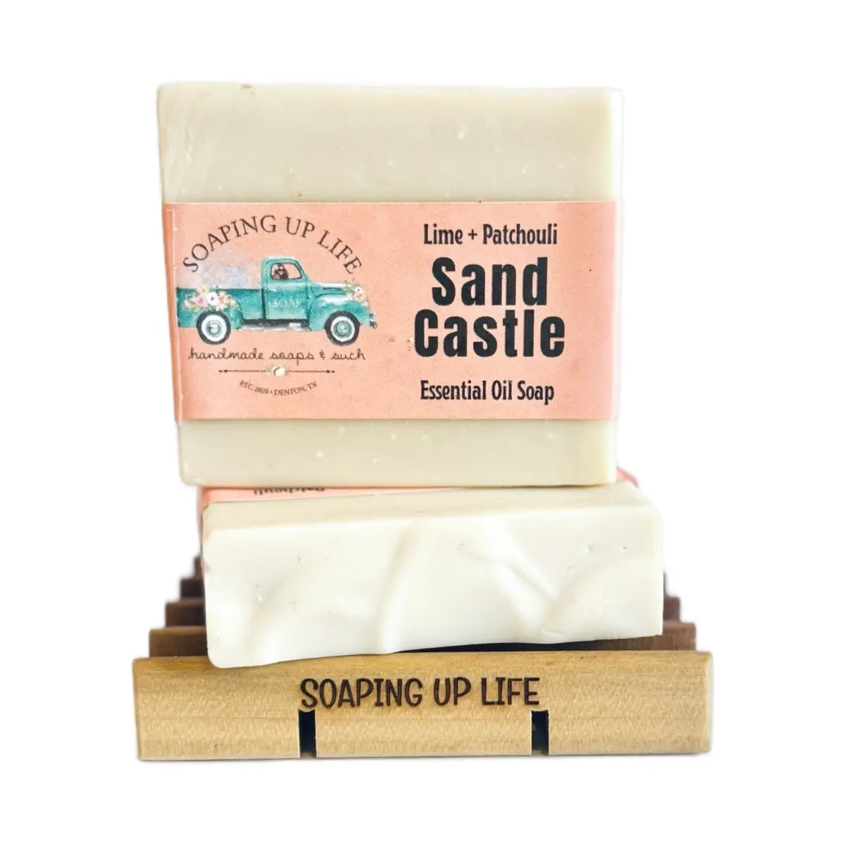 Sandcastle Fine Pumice Soap for Tanning/Exfoliating with Lime Essential Oil