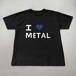 I Love Metal Shirt, Cute shirts, Band shirts, Band tees, indie shirts, Either/or album tee, Elliot Smith graphic tee, Unisex cotton shirt