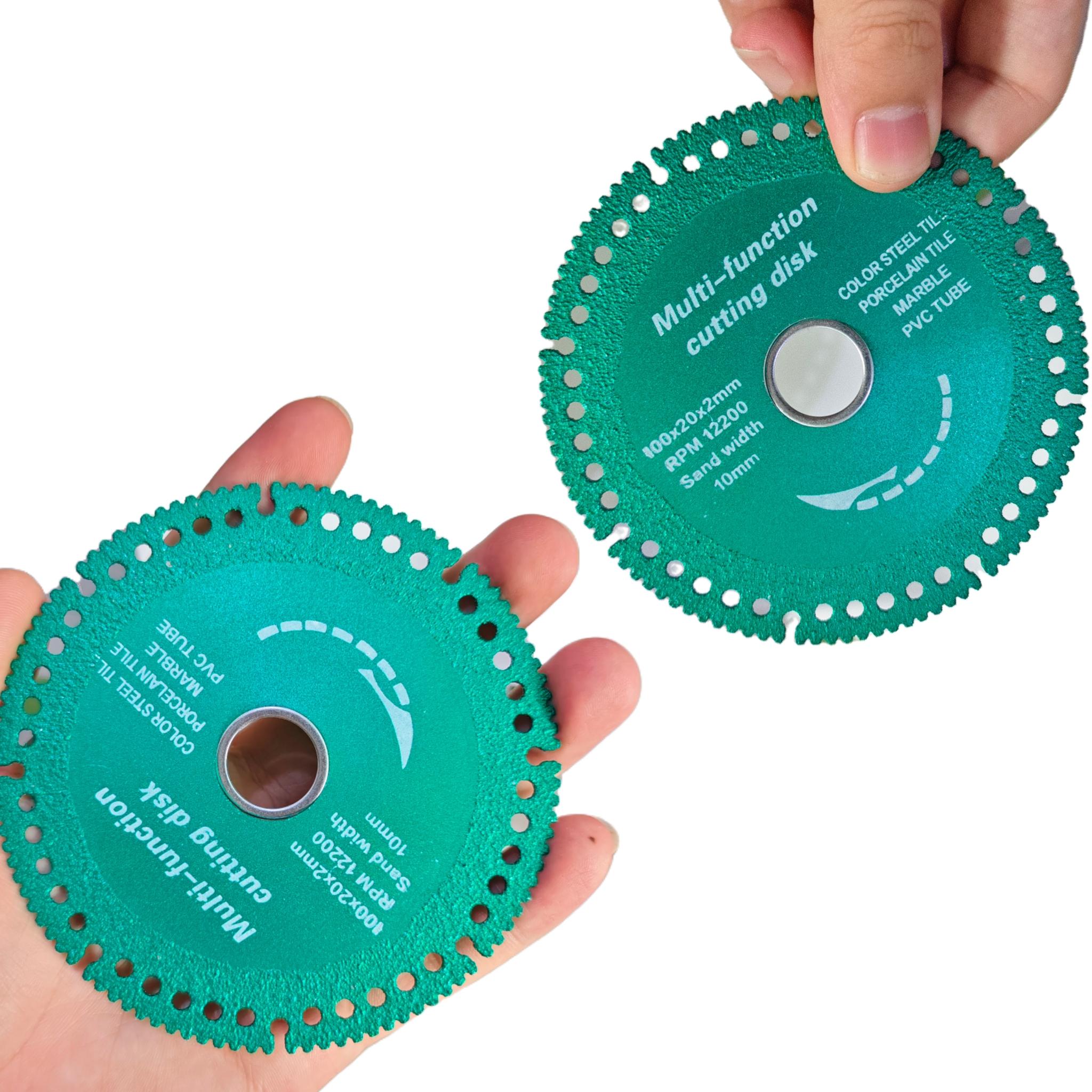 LOZLIN 4.5" Diamond Tile Cutting Blade 1/3PCS Ultra-Thin Dry Cut Disc for Ceramic Marble Granite Porcelain Masonry Stone, Angle Grinder Saw Blade Durable Power Tool for Home Improvement & Construction LOZLIN 4.5" Diamond Tile Cutting Blade 1/3PCS Ultra-Thin Dry Cut Disc for Ceramic Marble Granite Porcelain Masonry Stone, Angle Grinder Saw Blade Durable Power Tool for Home Improvement & Construction