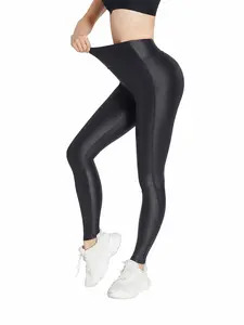 FeelinGirl #Giveaway4 High Waist Tummy Control Leggings for Women Waist Trainer Corset Compression Yoga Pants with Pockets high waisted