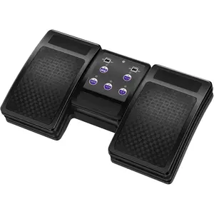Wireless Page Turner Pedal for Tablets Phone Foot Pedal Rechargeable,Black