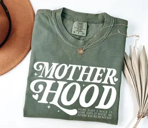 Comfort Colors Mother Hood Shirt For Mothers Day Gift From Daughter, Mama Shirt For Birthday Gift , Baby Shower Gift, Mom Pregnancy Gift