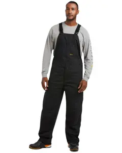Ariat Men's Rebar Duracanvas Stretch Insulated Work Bib Overalls Big - 10032485-Big