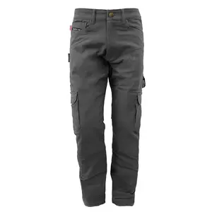 SALE Loose Fit Cargo Pants (Extra Wide) - Gray with Pads