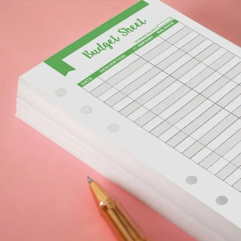 20pcs Expenses Tracker Budget Sheets, A6 Money Saving Wallet Inserts, Budget Envelopes, Money Envelopes, Budget Planner, Bill Organizer, Savings Tracker Organizer