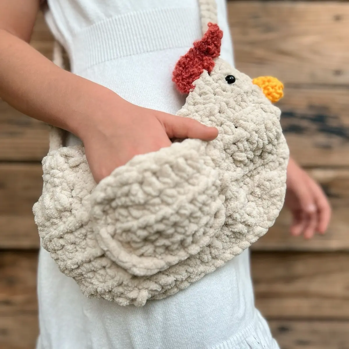 Crochet Chicken Purse